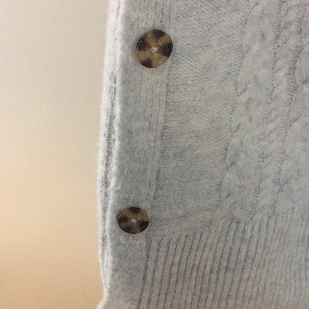 Grey Side Button Sweater - image 4